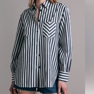Rag & Bone Maxine Cotton Button Down Shirt